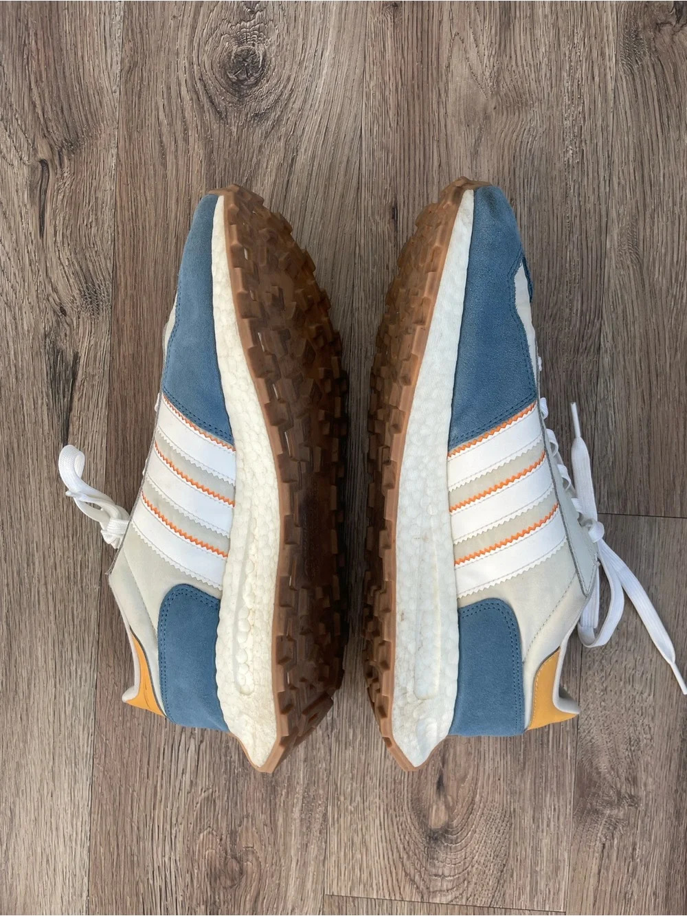 Men Size 11 adidas Retropy Grey Blue Orange Shoes